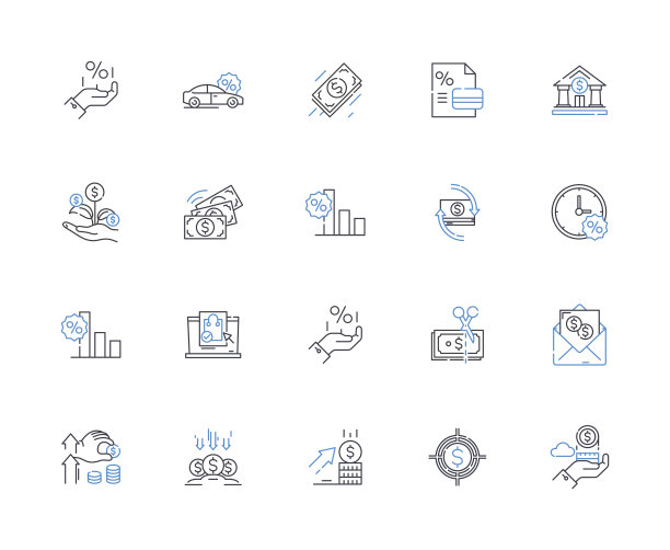 交易线图标集合。焊接，木工，管道，屋顶，砌筑，电工，绘画矢量和线性插图。木工，管道，暖通空调轮廓标志设置图片下载