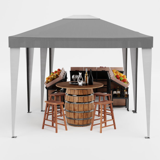 现实的3D渲染公平的立场图片下载