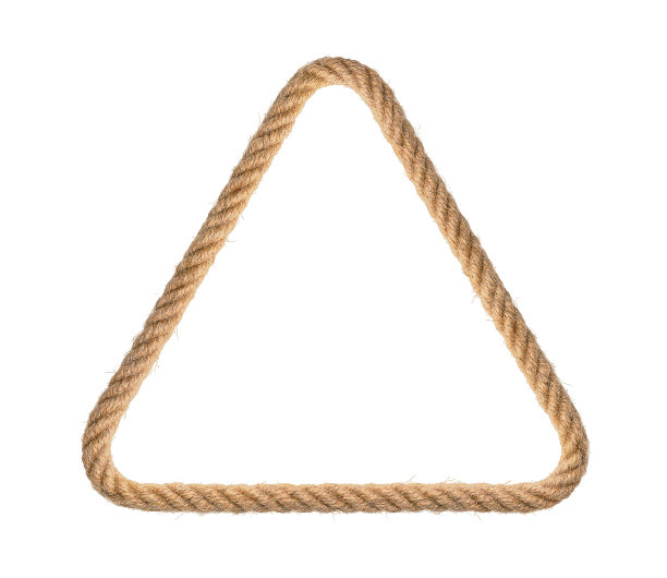 绳制三角框架图片下载