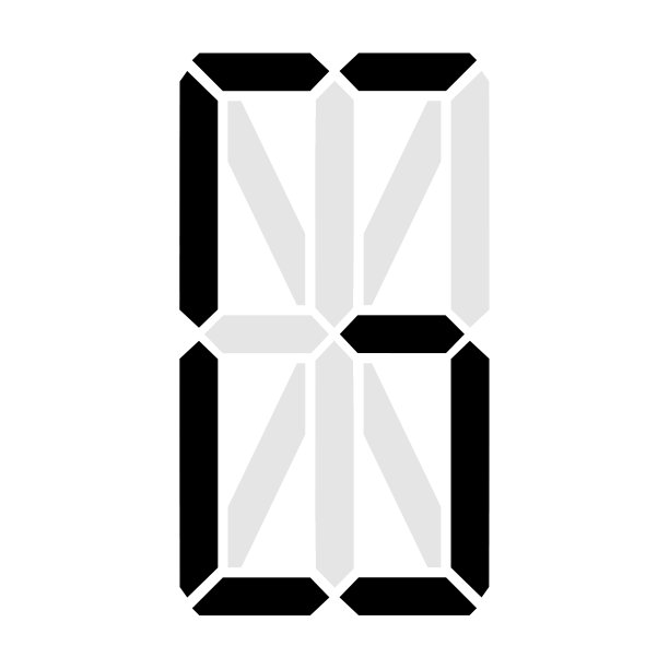 数字字母或符号的简单插图，字母G的电子图形图片下载