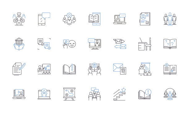 抛光专业线条图标收集。闪光，抛光，精炼，平滑，闪闪发光，光泽，抛光矢量和线性插图。光芒四射，抛光，有光泽的轮廓标志设置图片下载