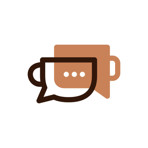 咖啡聊天聊天泡沫杯咖啡馆社会信息图标矢量图标说明图片下载