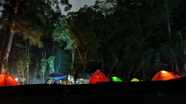 色彩斑斓的露营图片下载