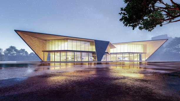 建筑3D渲染图图片下载