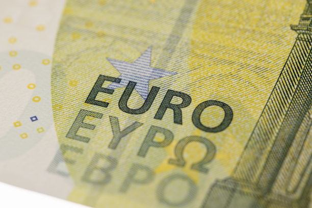 100欧元欧洲钞票的细节图片下载