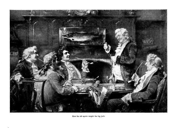 维多利亚时代的艺术家，男人和钓鱼故事约翰·A·洛马克斯;皮尔森杂志1898图片下载