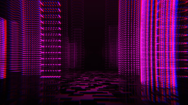 数字城市。现代城市技术。图片下载