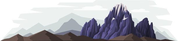 有基岩的高架山峰和峰顶图片下载