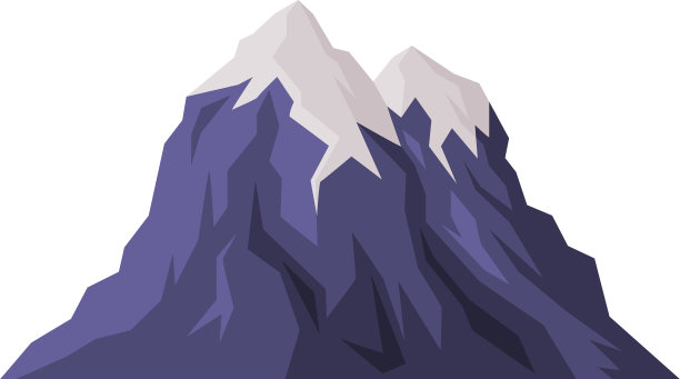 有基岩的高架山峰和峰顶图片下载