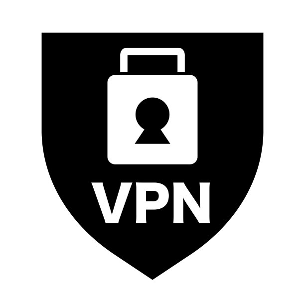 VPN安全盾牌轮廓图标。矢量。图片下载