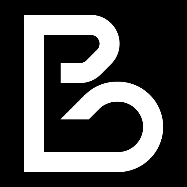 最小的B标志。一个B字母的图标在一个豪华的背景。标志创意基于BP字母首字母。专业的品种字母符号和PB标志的背景。图片下载