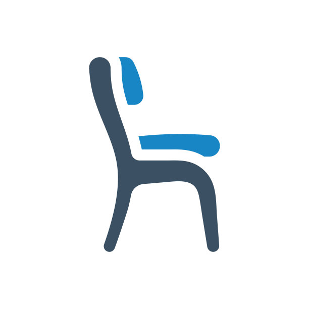 厨房椅子图标矢量插图图片下载