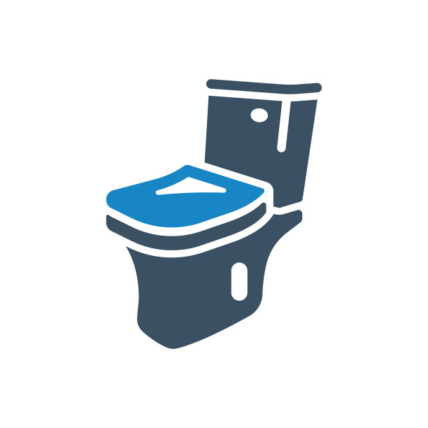 抽水马桶图标矢量插图图片下载
