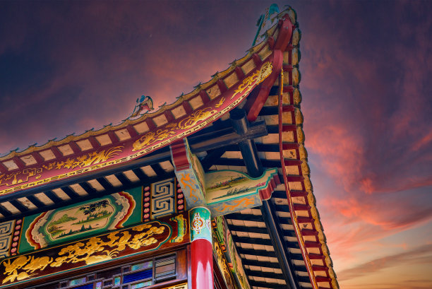 宝摩园，岭南古典园林景观，广州，中国图片下载