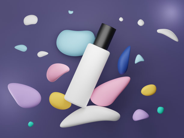 空白化妆品、护肤品或包装的3d渲染。美容皂和水疗概念。润肤油滋润肌肤健康。高端奢华的品牌设计。图片下载