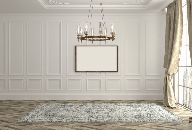 3D渲染空经典内饰图片下载