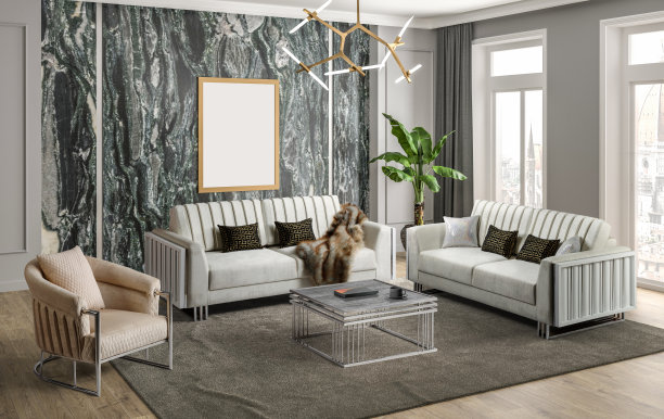 经典的客厅。古典家具图片下载