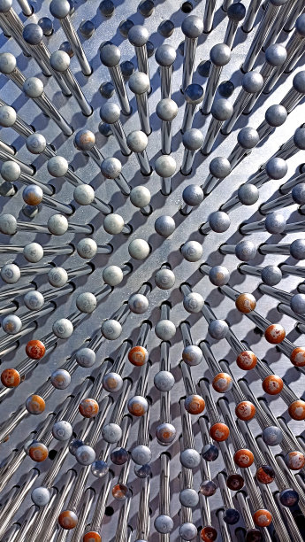 垂直背景，抽象，金属钉，装饰墙图片下载