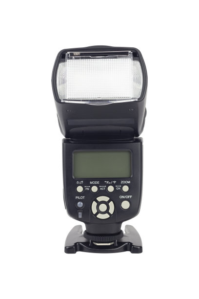 相机闪光灯与背景隔离图片下载