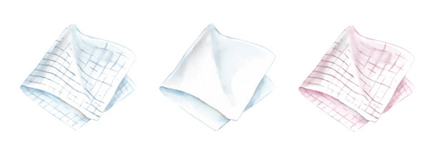 格子布桌布和白色厨房毛巾图片下载