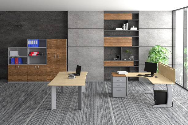 办公室装修，办公室室内，办公家具图片下载