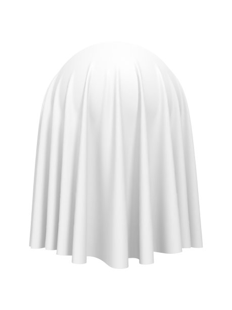 在白色背景上用白色织物覆盖的球或球体图片下载