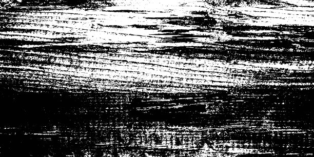 染色水平木板立面的纹理。木质镶板的壁板又脏又粗糙。图片下载