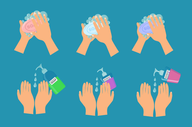 灭菌喷雾在烧瓶杀死细菌电晕。图片下载