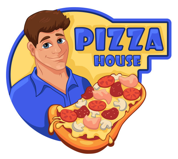 披萨矢量吉祥物图片下载