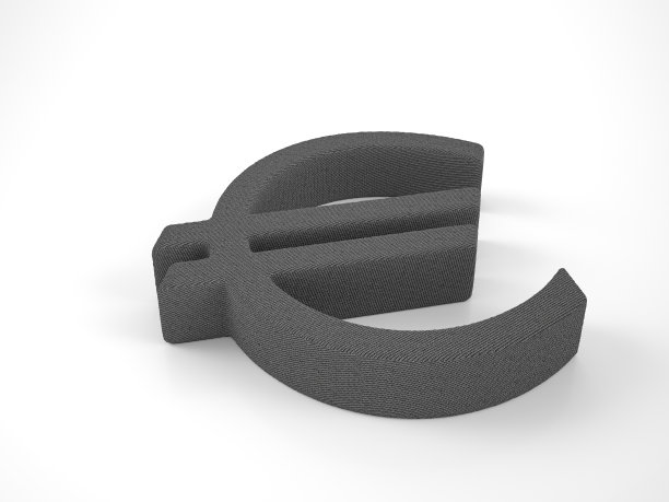 针织欧元标志图片下载