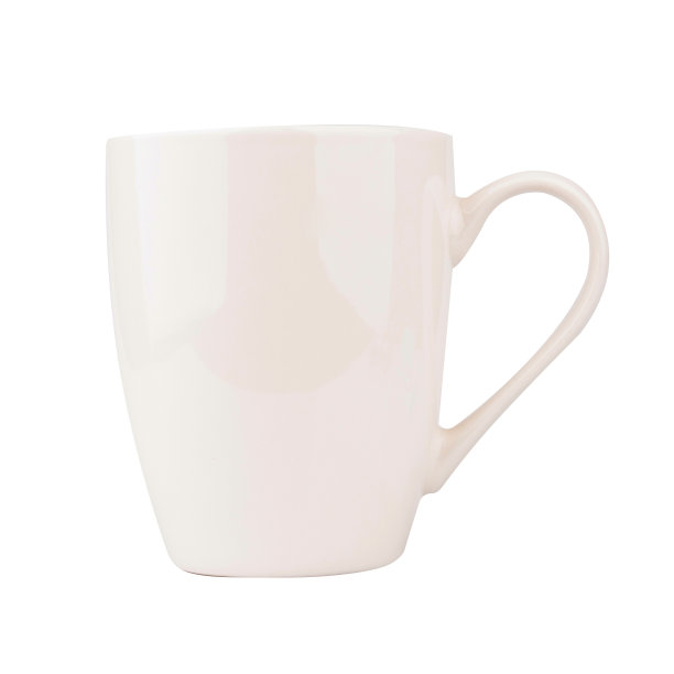 白色背景上的玻璃白图片下载