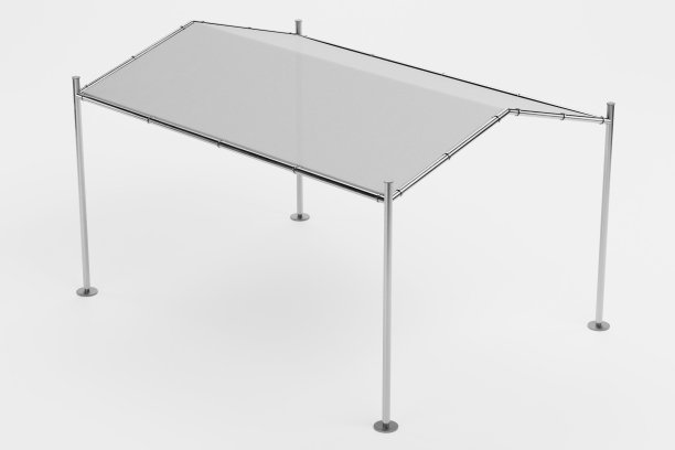 凉亭的现实3D渲染图片下载