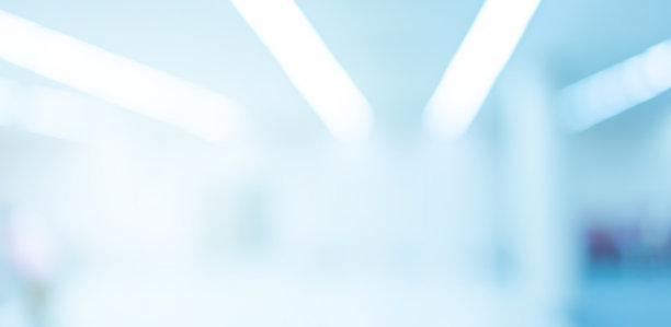 抽象模糊医院手术室内背景为设计展示广告横幅的概念图片下载