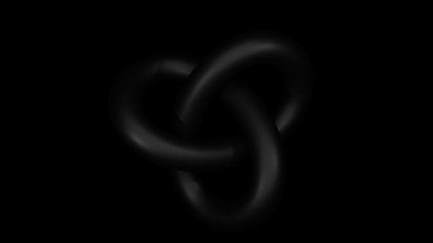 黑色3d元素图片下载