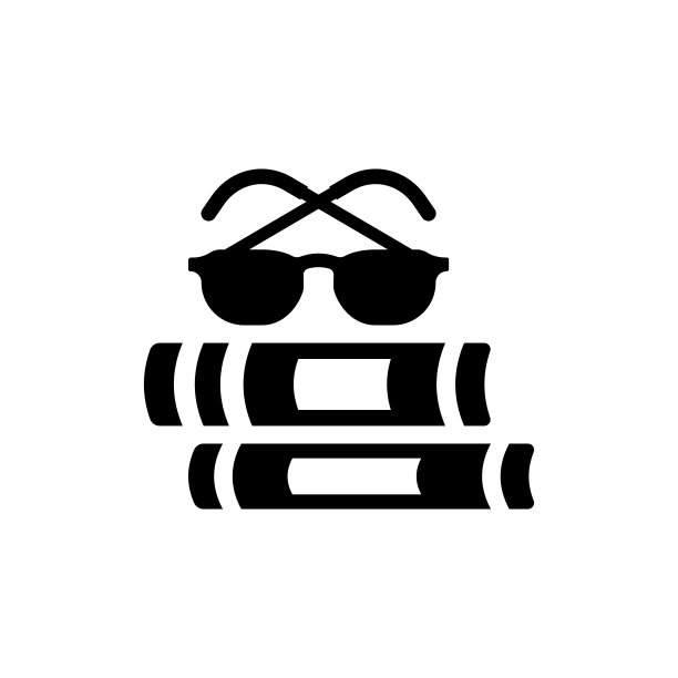 图书馆/学习图标矢量插图图片下载