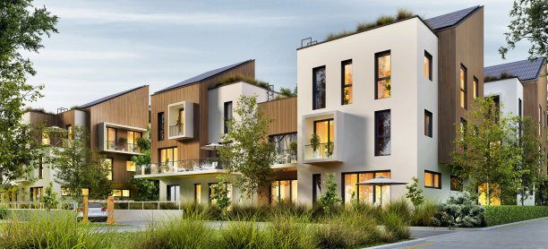 现代公寓建筑图片下载