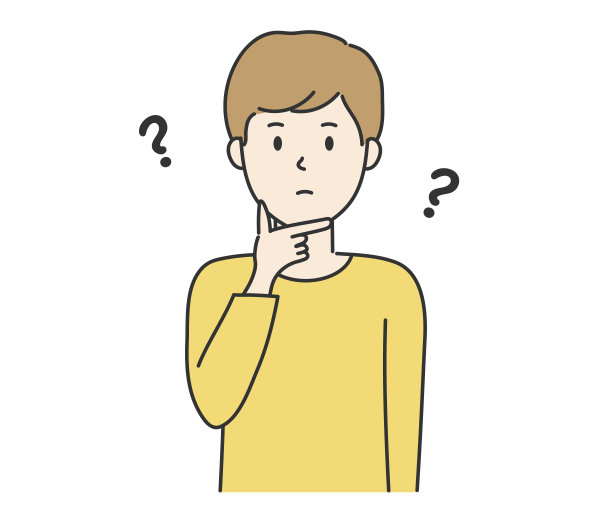 思考的年轻人，矢量插图图片下载