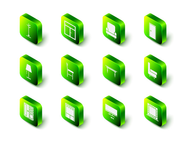 在房间里设置窗户，扶手椅关上门图片下载