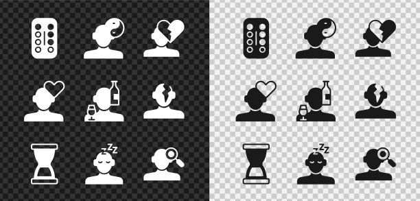 安定丸设阴阳象征心碎图片下载