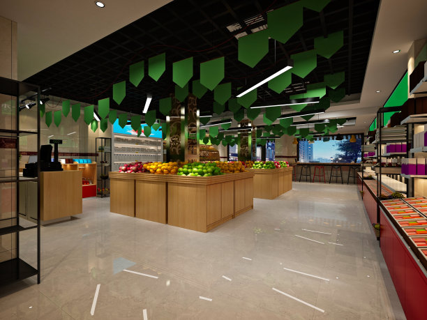 杂货店的蔬菜和水果店图片下载