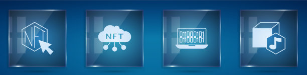 设置NFT数字加密艺术云二进制码和图片下载