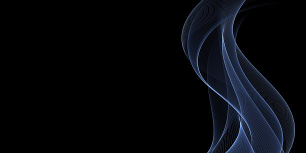 颜色浅蓝色抽象波浪设计图片下载