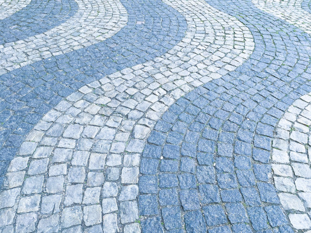 哥本哈根鹅卵石的波浪模式图片下载