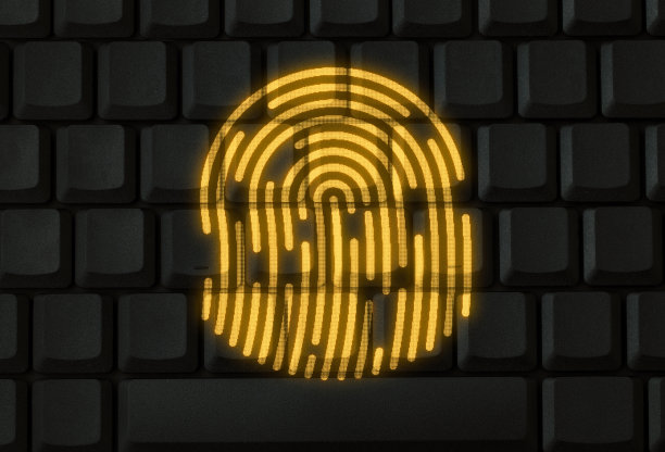 指纹扫描验证过程的概念工作图片下载