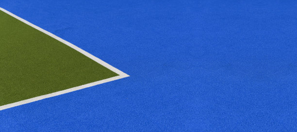 运动场横幅背景。体育场内的彩色人造草皮球场图片下载