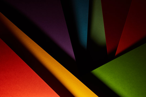 色彩鲜艳的纸张创意抽象纹理背景图片下载