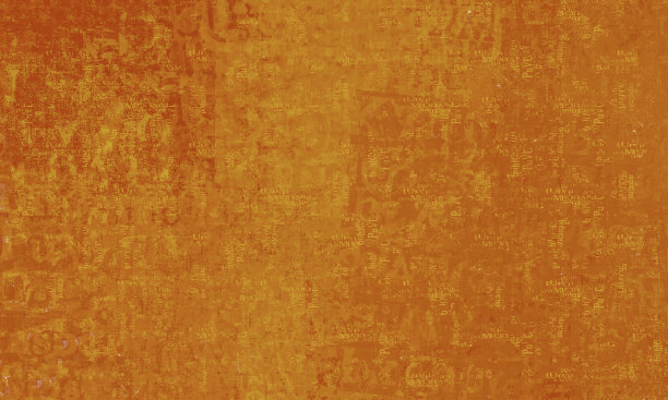 苦恼的橙色背景纹理与分散的字母图片下载