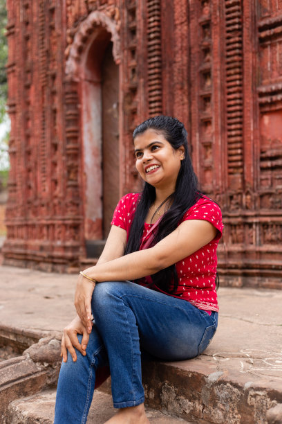 西孟加拉邦的兵马俑神庙图片下载