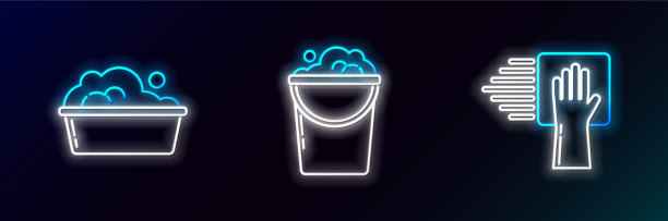 设置线清洗服务用肥皂塑料盆图片下载