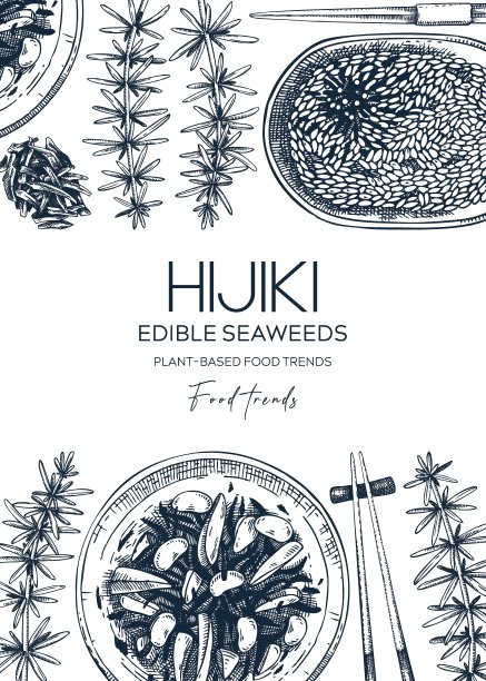 食用海带菜肴设计图片下载